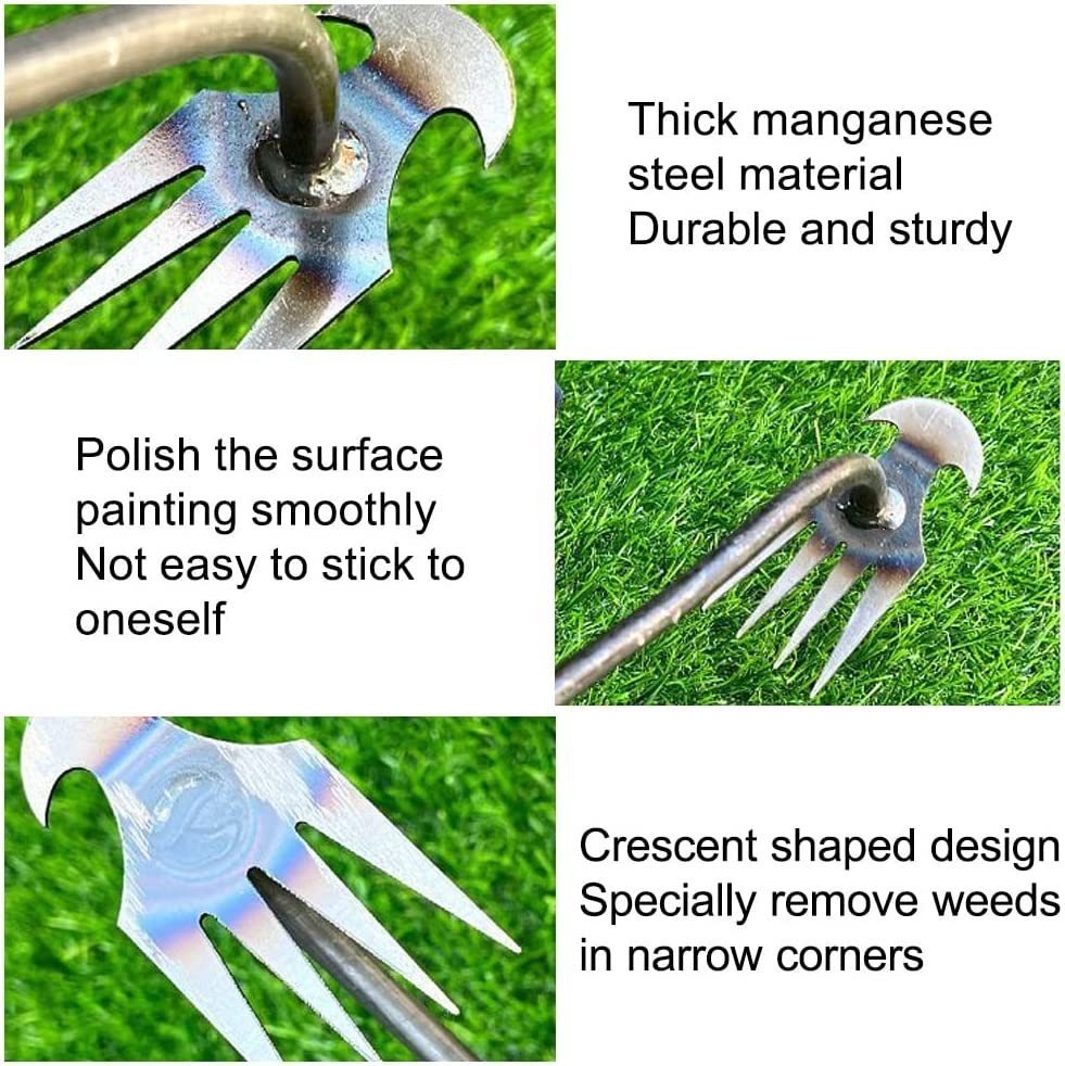 Manganese Steel Weeding Tool 4 Teeth Double Purpose Small Hoe ff025bde 0a1b 47d9 92a2 ce223006c252