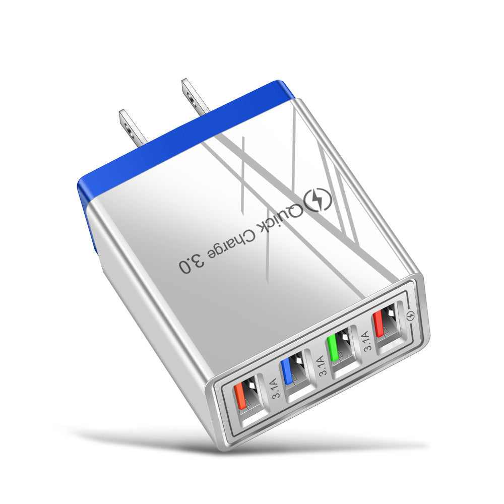 USB Charger Quick Charge 3.0 4 Phone Adapter For Tablet Portable Wall Mobile Charger Fast Charger - 图片 28
