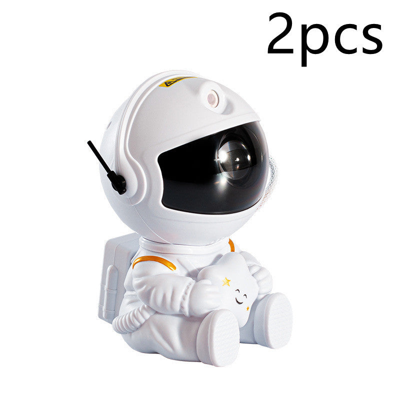 Mini Version Of Astronaut Star Projection Lamp Creative Gift Atmosphere Decorative Lamp Colorful Flowing Starry Night Light f