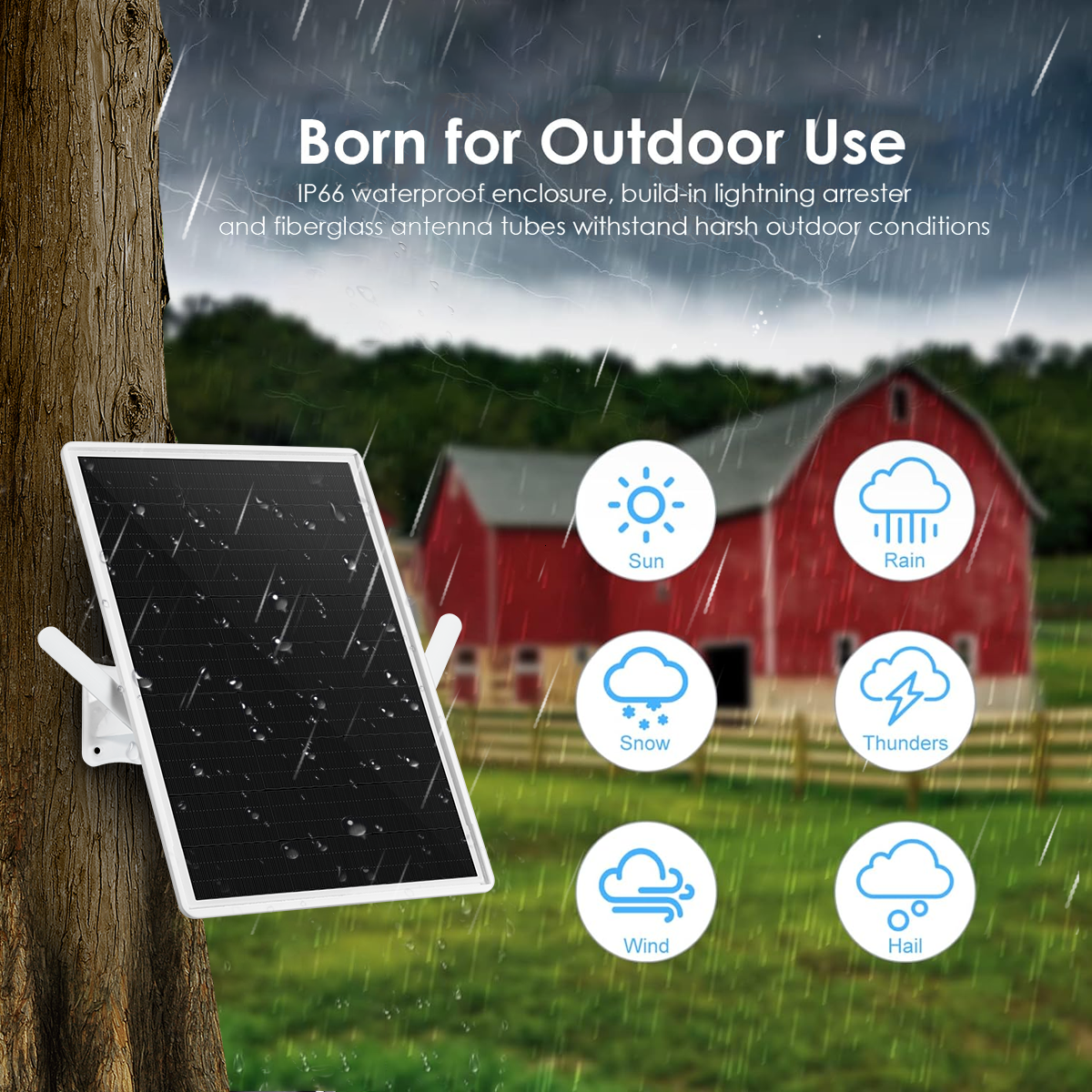 15W Solar Outdoor Wireless Repeater WiFi Router 300Mbps Signal Booster 25000mAh for Solar Cameras - HD Wireless Product #4