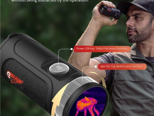 Real field test of the Guide Raider TE211M handheld thermal imager.  Portable infrared thermal camera reviewed in outdoor and low-light conditions, sourced directly from China.