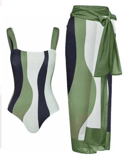 Siamese Conservative Belly Covering Beach Swimwear 0005f4b2 2950 437f ae3f 68d37cfc5009