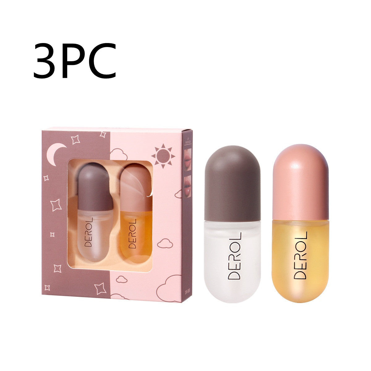 Day Night Instant Volume Lip Plumper Oil Clear Lasting Nourishing Repairing Reduce Lip Fine Line Care Lip Beauty Cosmetic 001