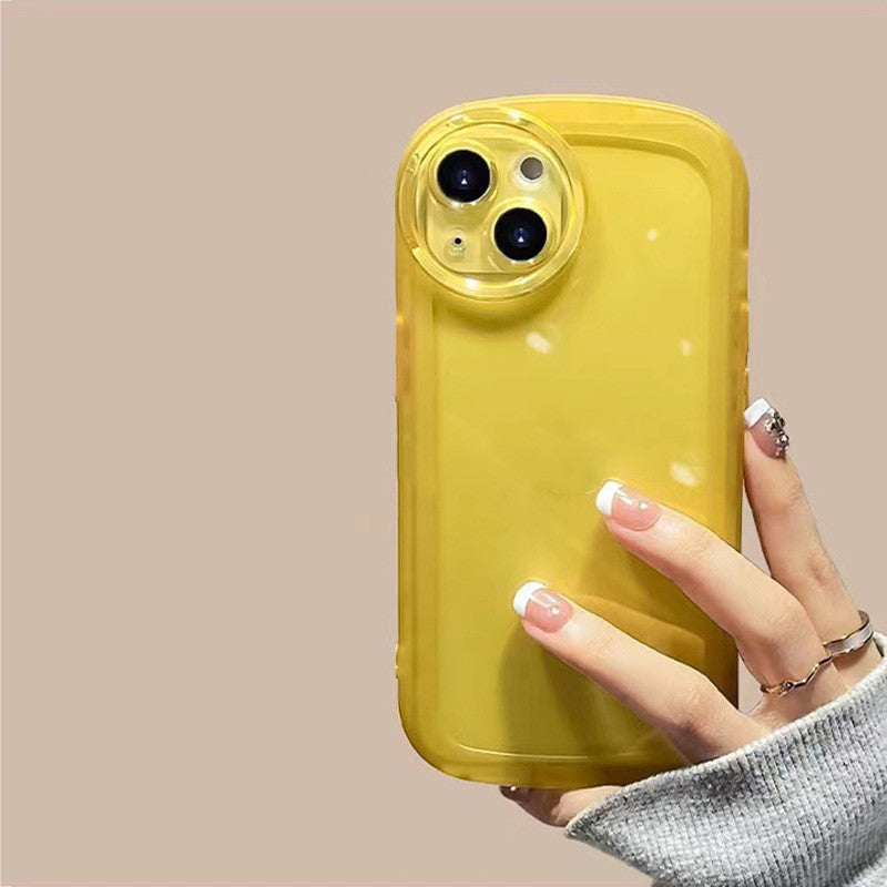 Simple Solid Color Transparent Mobile Phone Case All-inclusive Soft 0020d0cb f0bf 455c 8dae 7f4c6cc18117