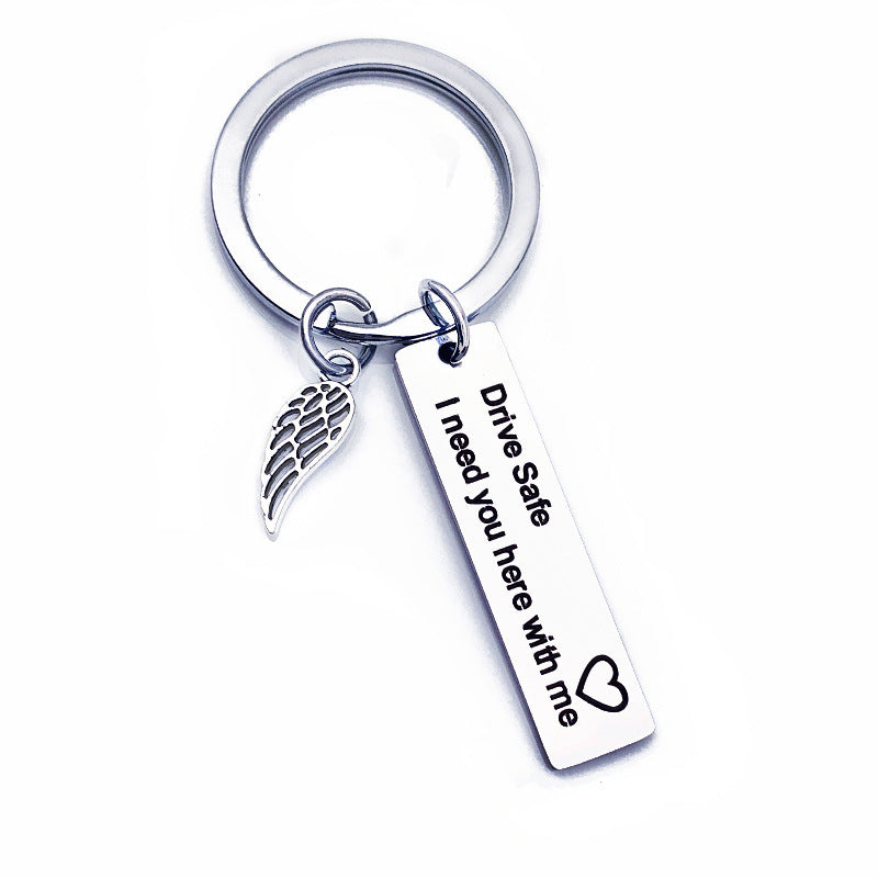 Stainless Steel Keychain Drive Safe 0021f4cf e2df 47a1 9330 b98e82db783c
