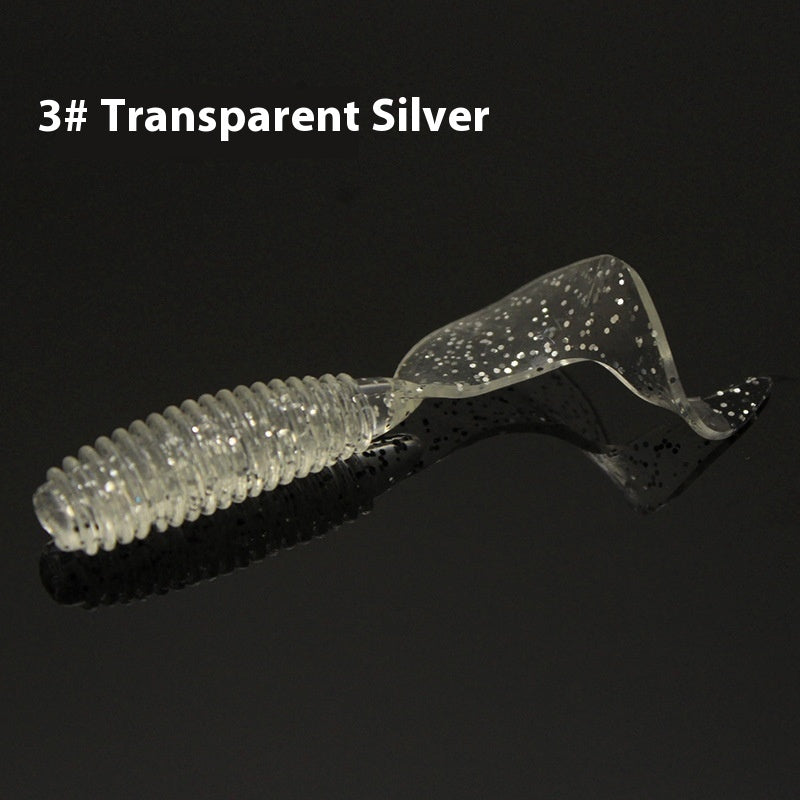Fishing Gear Eight Colors Rolled Tail Fishy Luer Soft Lure Single Tail Bait 0032cbfd eb0b 4d0d 930d 02f0db55d8b2 trans