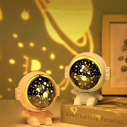 Galaxy Star Projector Starry Sky Night Light Astronaut Lamp Room Decr Gift Child Kids Baby Christmas Spaceman Projection 0041