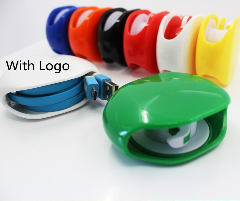 Automatic Earphone Retractor Reel-type Push-type Telescopic Multi-function Data Storage Box Winder - 图片 20