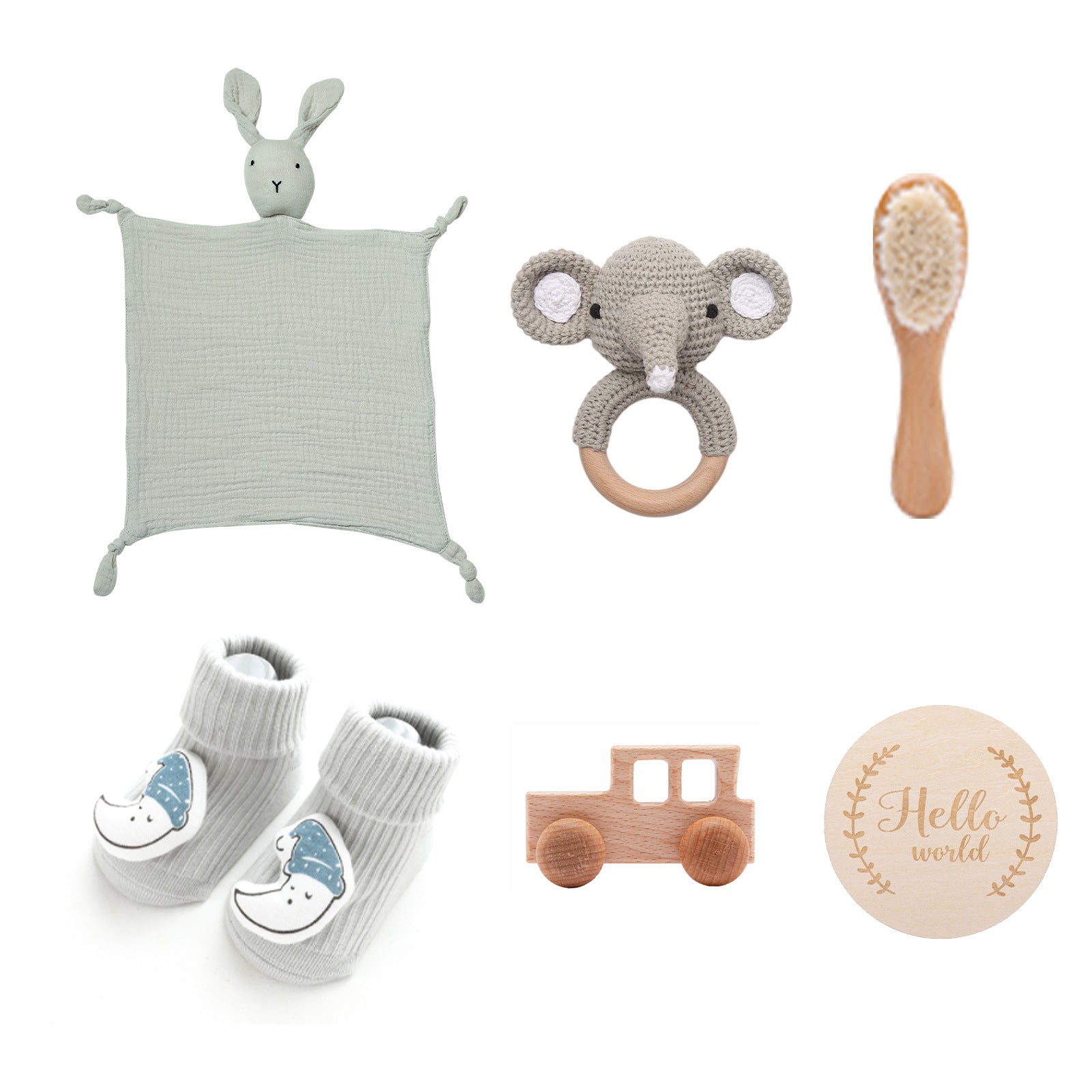 Infant Comfort Rattle Rabbit Bath Towel Gift Set 0067204a f04f 4825 9b9e 734783438666
