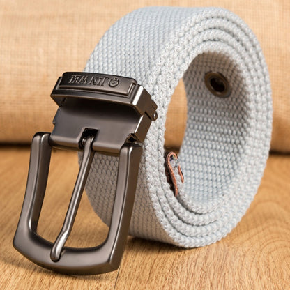 Men's Outdoor Buckle Thick Woven Canvas Belt 007182b1 8637 455e b59f bb2636c64473