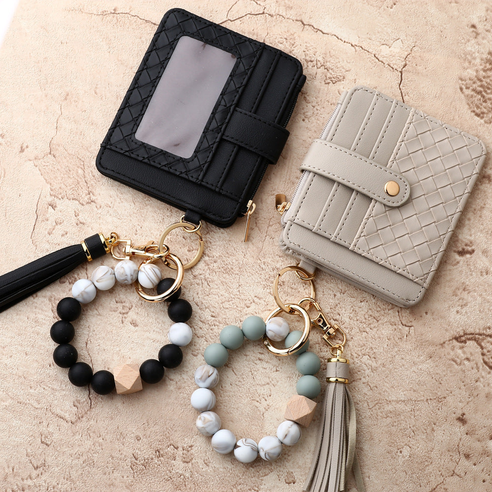 European And American Silicone Beads Wrist Multi-layer Large-capacity Coin Purse 007197e3 0885 445a b22a 97b76e2cfc07