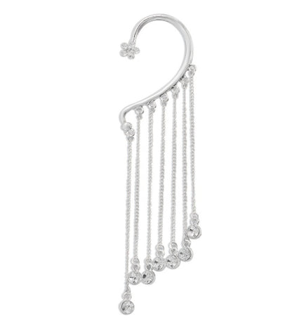 No Pierced Pearl Tassel Long Ear Clip 00726a40 6c3e 45c8 b4a6 4b8dff3838fa