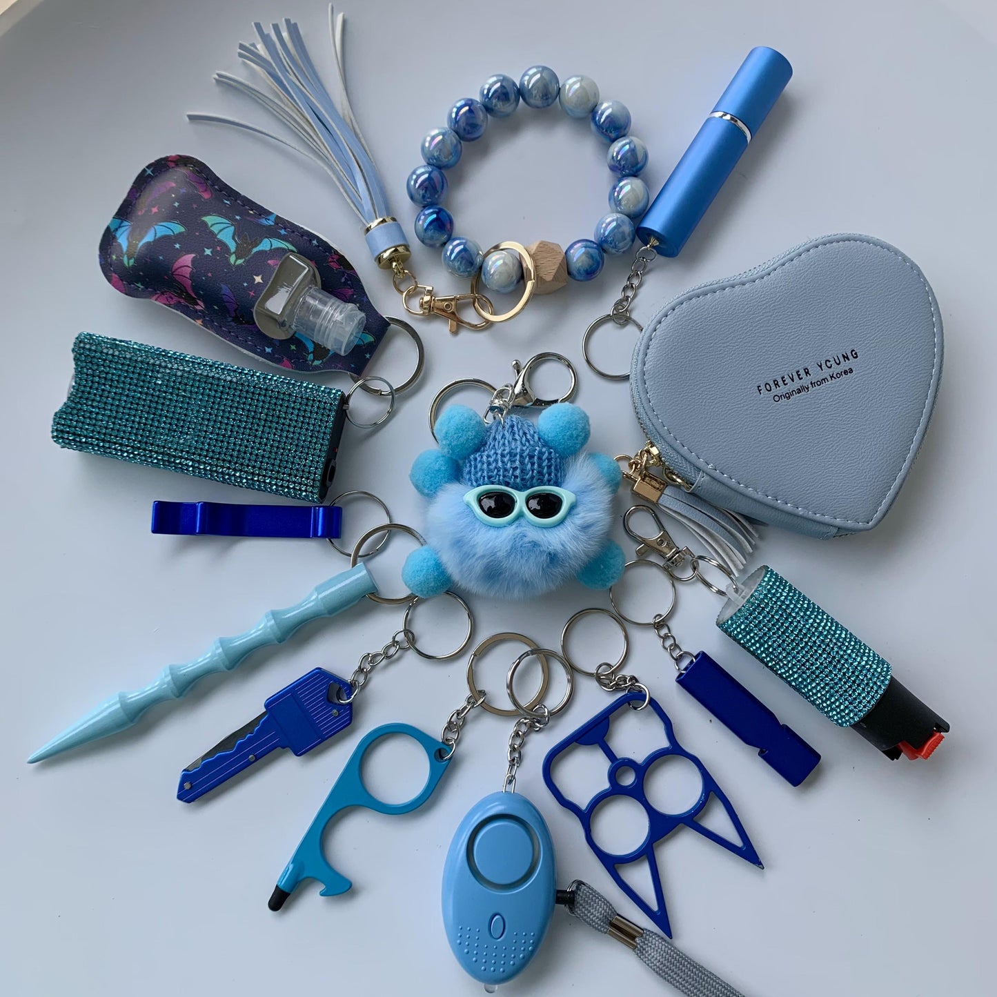 Sweet Blue Self Defense Keychain Set 0088b840 bc82 47f9 a16c 10b197d9e501