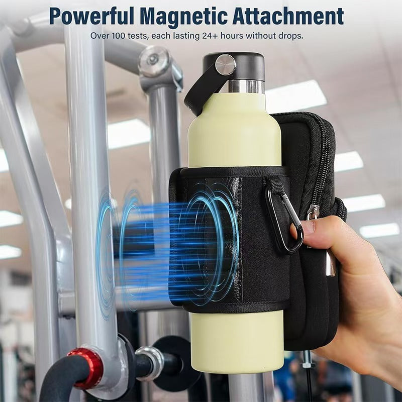 Gym Portable Magnet Kettle Cover Magnet Mobile Phone Bag Can Store Bluetooth Headset Membership Card 008d6fec f1f0 4088 b477 