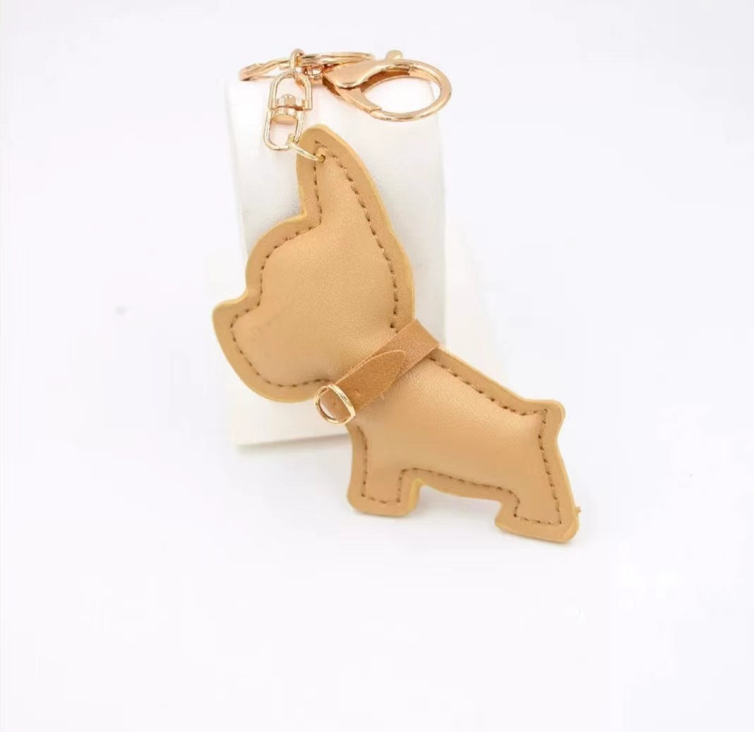 Cartoon Fadou Puppy PU Leather Key Chain 009003ab 42f0 4af7 8f40 2810d742f23d