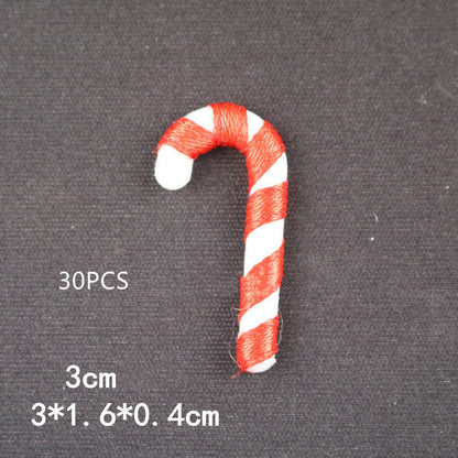 Christmas Walking Stick For The Elderly White Body With Ribbon 00968db8 4f5e 4986 a6a4 c78aae46dc0e