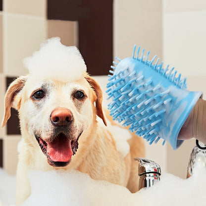 2 In 1 Dog Paw Cleaner Cup Soft Pet Dog Foot Cleaning Washer Brush Cup Portable Pet Foot Washer Paw Clean Brush Foot Cleaning Bucket Pet Products - HD Wireless Product #2
