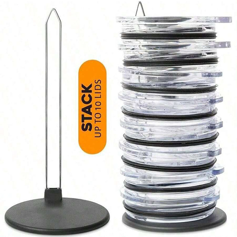 Punch-free Vertical Storage Rack Cup Lid Storage Rack 00bbb9fb e4f1 491f 86df d3a5c080aa78