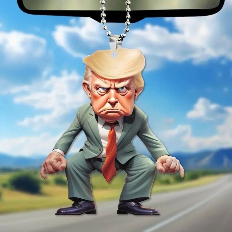 Car Decoration Pendant Trump Car Rearview Mirror Decoration Pendant 00db045c c07c 4109 b760 50ccc5fdfdf1