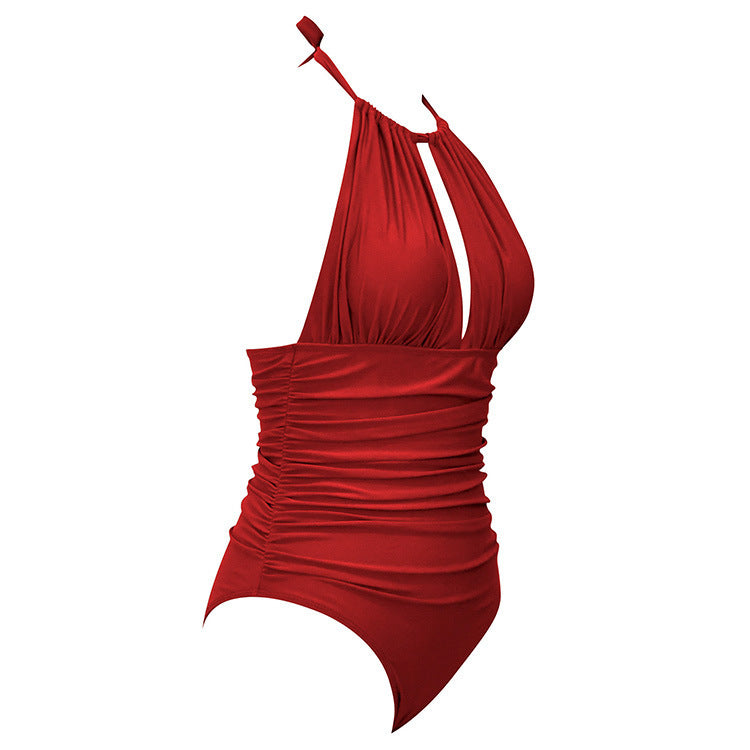 New One-piece Halter Hot Spring Swimming Swimsuit For Women 00df100c 8e51 4c53 86da 59bfcca5ef2a