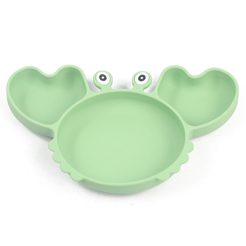 Silicone Split Cutlery Crab Plate For Infants 00f488f0 c0aa 4e8c a4b9 ebeac3cad8eb