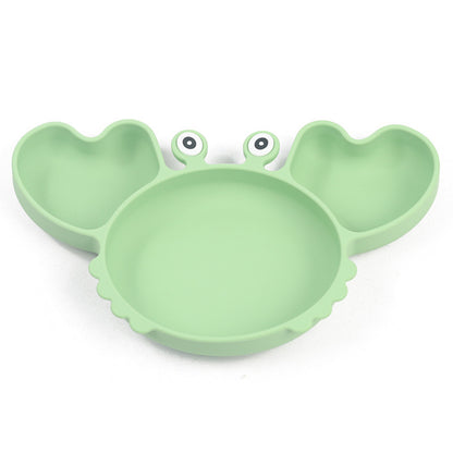 Silicone Split Cutlery Crab Plate For Infants 00f488f0 c0aa 4e8c a4b9 ebeac3cad8eb