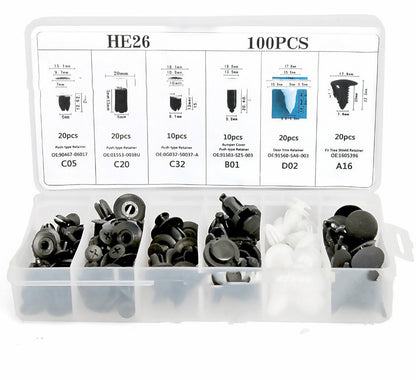 Bag 100PCS Auto Buckle Domestic Trade And Foreign Trade Combination Set Nylon Clip 00f98a9e 4214 4c39 af11 bfceb4cbccd5