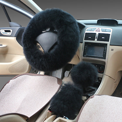 Wool Steering Wheel Cover Long Wool Handle Cover 00fa9712 ba73 4a5e 998d c0d7e3bc5ec1