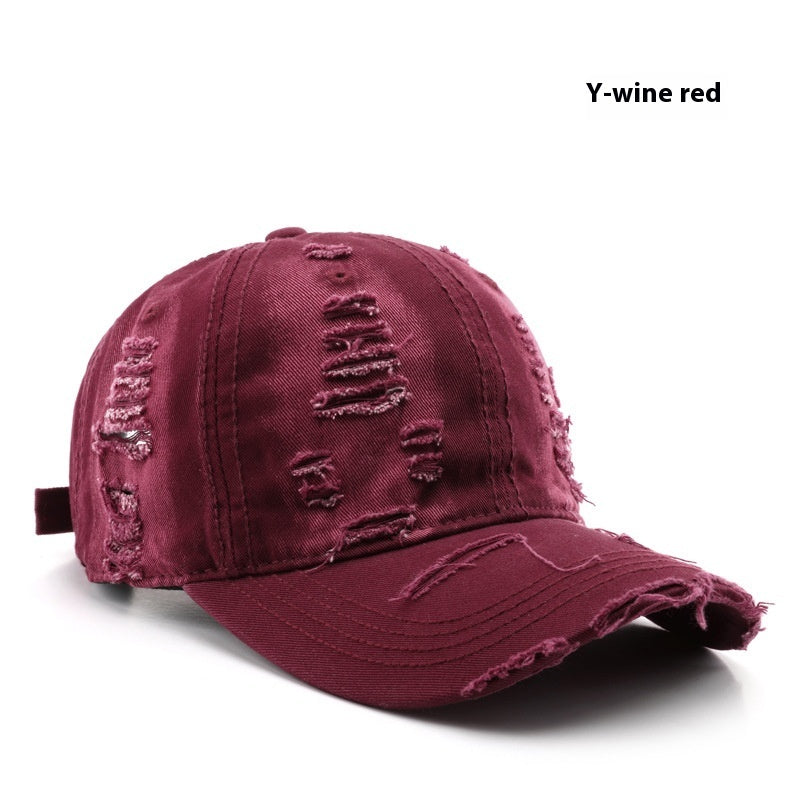 Retro Pure Color Washed Hole Light Board Baseball Cap 00fb5349 c43c 4acf ad0b 7ddbc69917cb trans