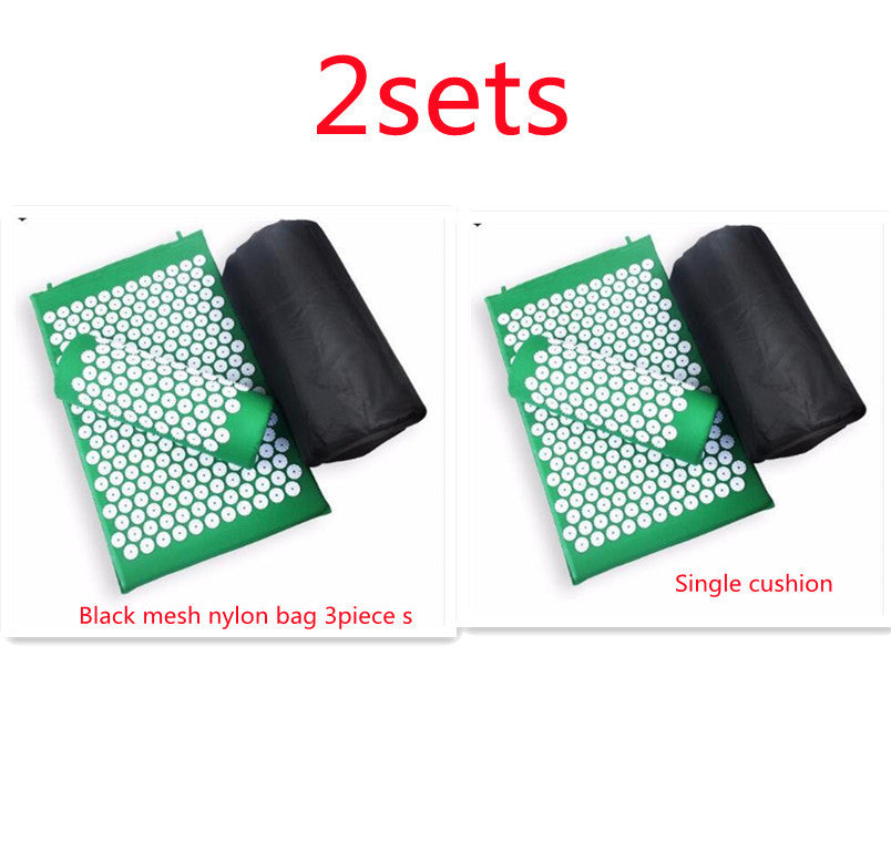 Round Buckle 27 NeedlesAcupuncture Mat, Yoga Mat, Massage Mat 3-Piece Set 014ca189 c650 4953 894a afa1d5ce5526