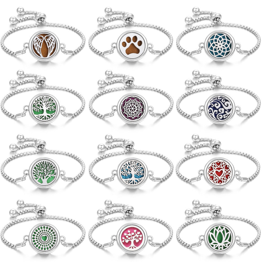 Lucky Tree Aromatherapy Oil Stainless Steel Alloy Bracelet 01541987 d73b 458e a22b 34beed060e6f