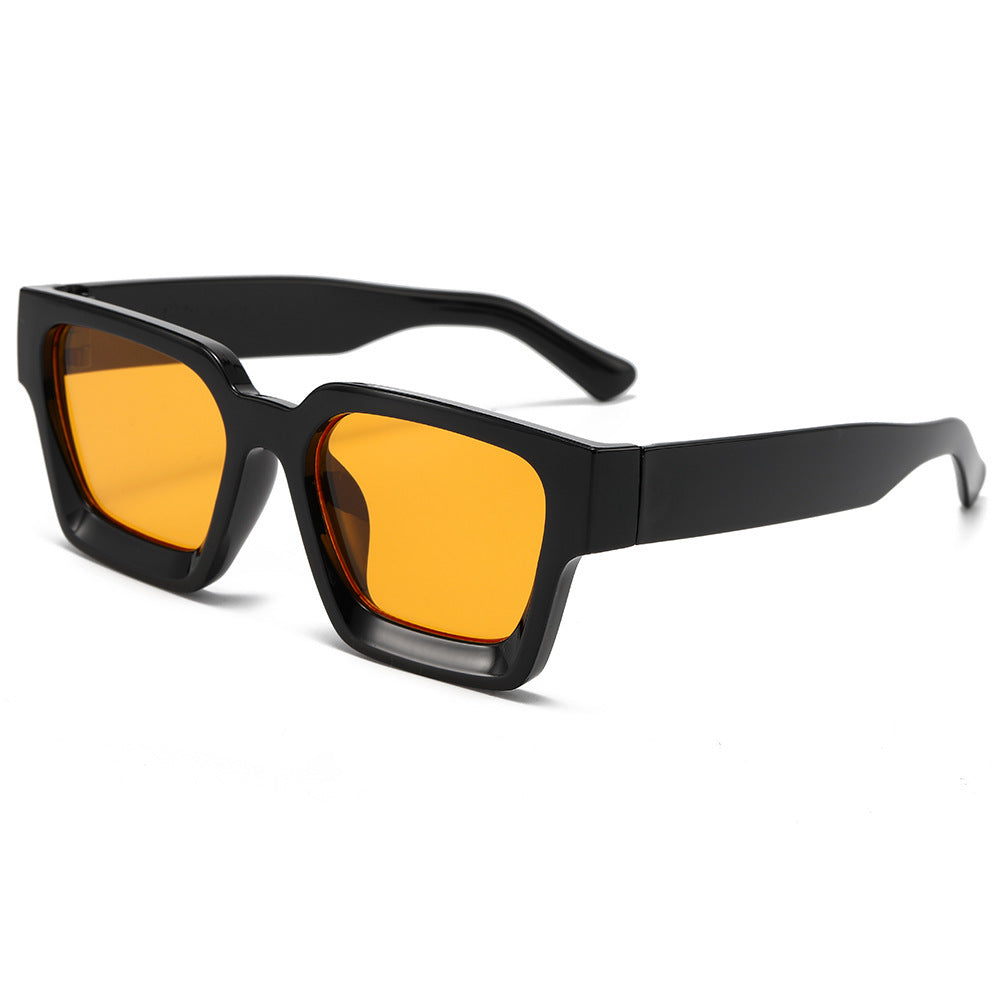 Classic Thick Square Frame Sunglasses Men's Driving UV Protection 016072f3 3ed9 4bbe b476 a8436db3ec66