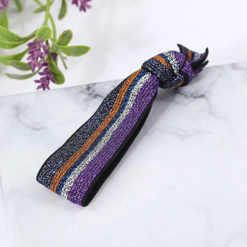 Colorful Knotted Hair Band Rivet Head Rope Wide Edge Fashion 01617000 fd30 4a2a 8597 a11ea202b656