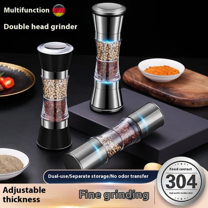 304 Double-headed Stainless Steel Pepper Grinder - HD Wireless Product #2