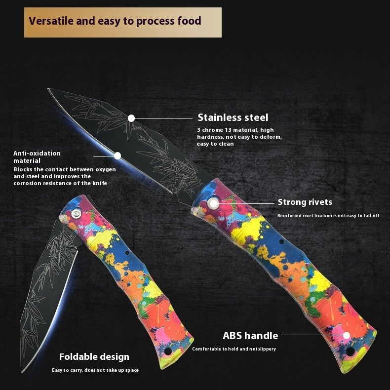 Folding Outdoor Portable Fruit Knife 018296fe 7978 4453 99e1 1b68332af6df trans
