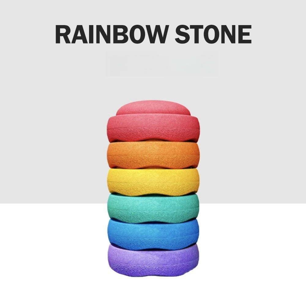 Rainbow River Crossing Stone Children's Balance Training Puzzle Toy 0198eb6c a44d 4868 9e44 80c57c483617