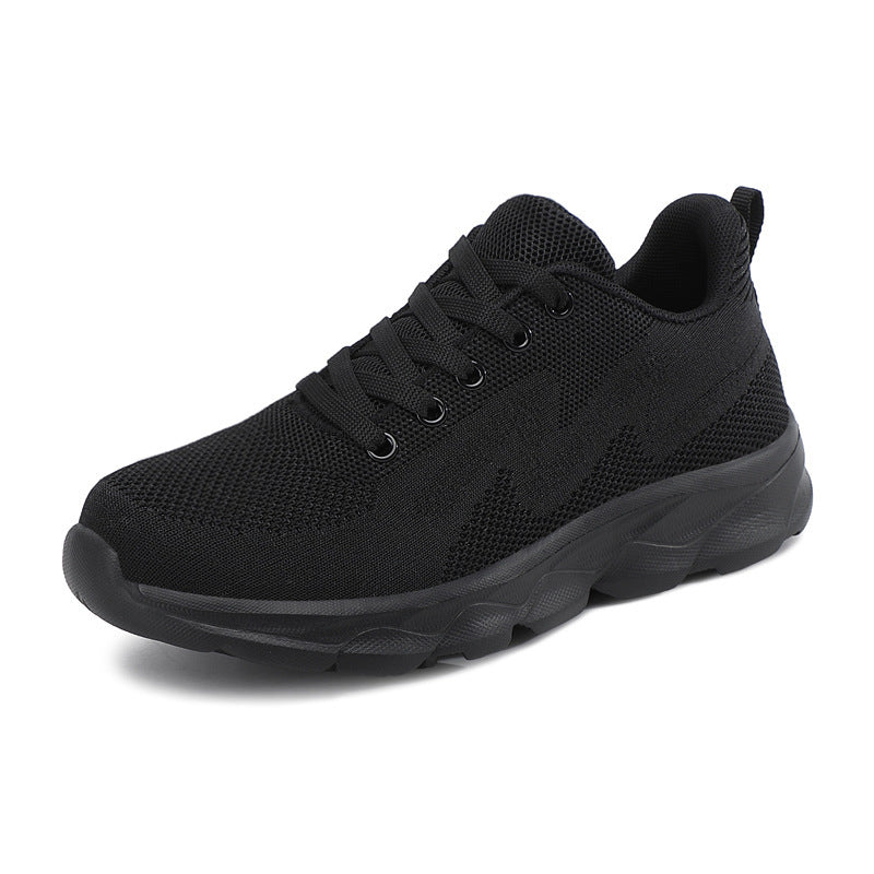 All Black Sneaker Women's Lightweight Mesh Breathable Casual Soft Bottom Running Shoes 01b21b05 2e25 479d 9e6d a7610dfb9812