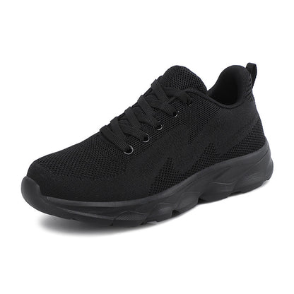 All Black Sneaker Women's Lightweight Mesh Breathable Casual Soft Bottom Running Shoes 01b21b05 2e25 479d 9e6d a7610dfb9812