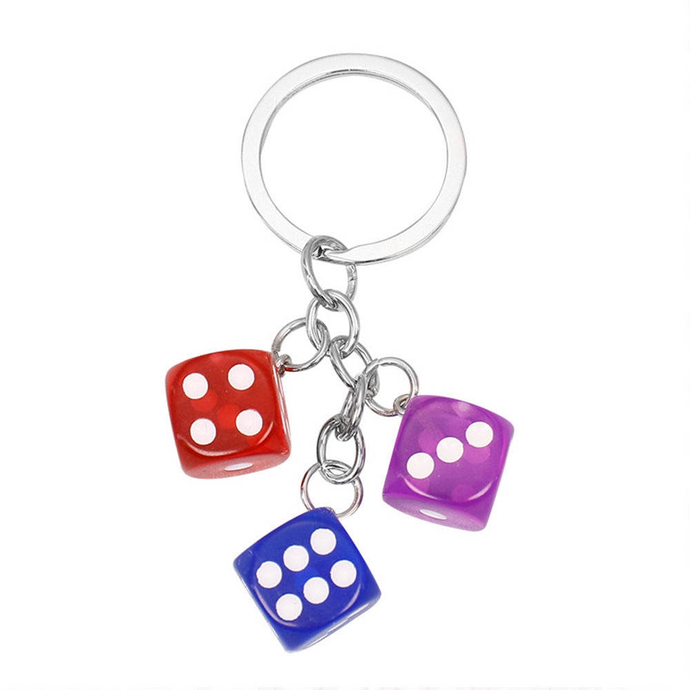 Creative Resin Dice Shape Keychain Pendant Portable Bag Pen Accessories 01b96cd8 075b 48f4 86a9 25cddaeb0810