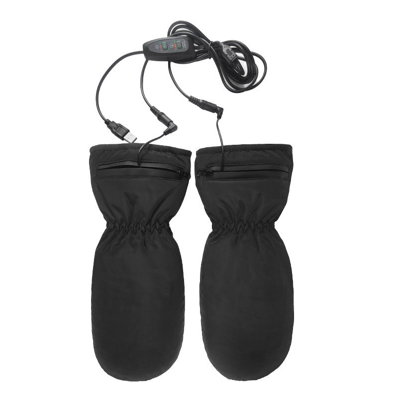 Electrically Heated Gloves Heating Zipper Thermal Windproof Gloves 01bc65ff d054 4c4b 8a30 9d983f7bbc08