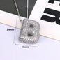 Brass Zircon Bubble Balloon Letter Pendant Necklace For Women 01c15fe1 2c8f 49af 8098 b6a5c95928a7