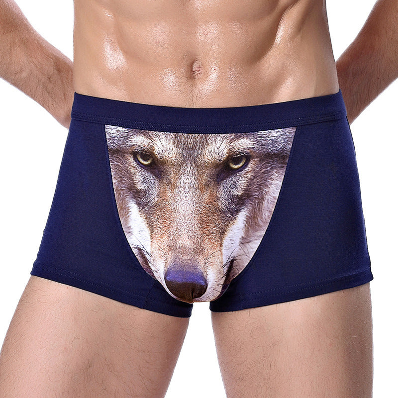 Personalized Men's Underwear Creative Animal Print Men's Underwear Sexy Boxer Briefs 01cdf8eb bbbd 4c35 a6b2 8a1d2bdc134a