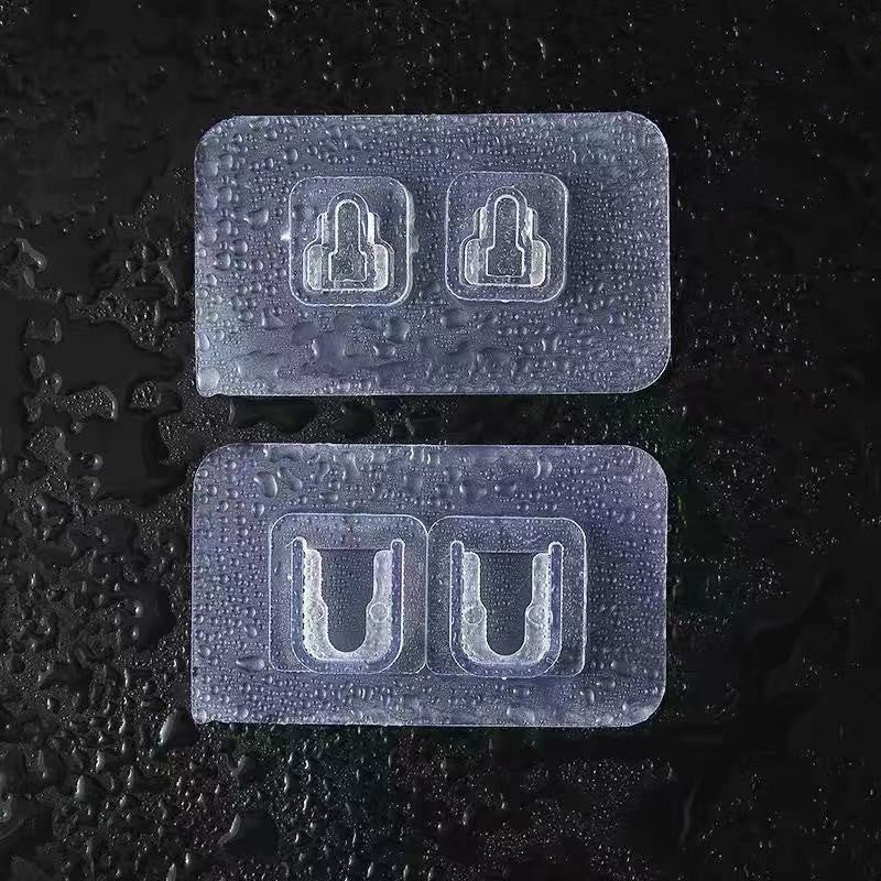 Strong Adhesive Snap Button, No Trace, No Punching, Hangable Double-sided Patch, Transparent Hook Buckle - 图片 3