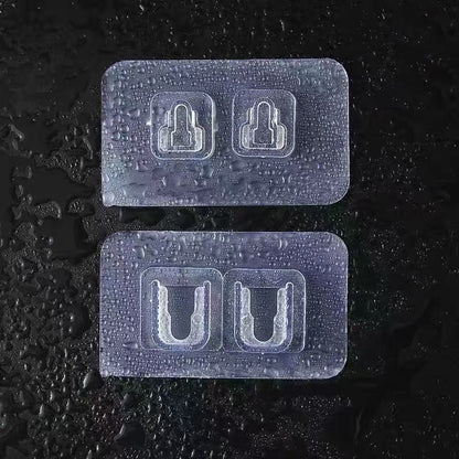 Strong Adhesive Snap Button, No Trace, No Punching, Hangable Double-sided Patch, Transparent Hook Buckle - 图片 3