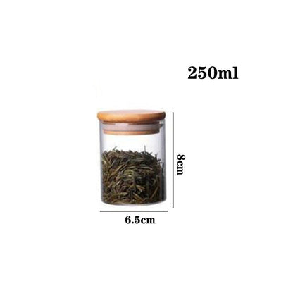 High Borosilicate Glass Tea Cans, Sealed Storage Cans, Transparent Tea Cans, Whole Grains, Candy Cans 01df499b 9bc3 4ed7 b69c