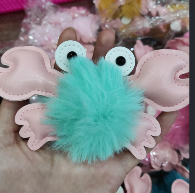 Cartoon Cute Crab Keychain Pendant 01ecbd97 223f 40ea 8c6d ced250444e3c