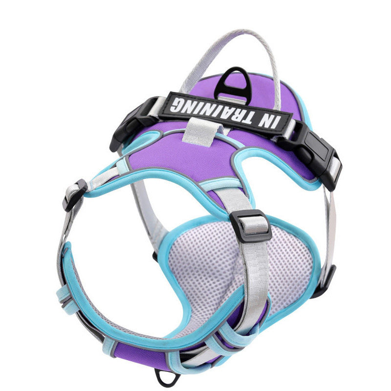 Undershirt Type Small Medium And Large Dogs Reflective Dog Outer Chest Harness To Prevent Breakaway Dog Walking Leash 01f62ac