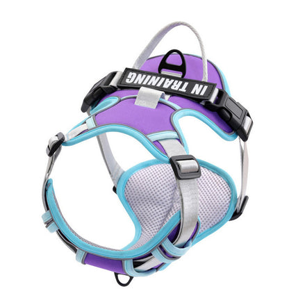Undershirt Type Small Medium And Large Dogs Reflective Dog Outer Chest Harness To Prevent Breakaway Dog Walking Leash 01f62ac