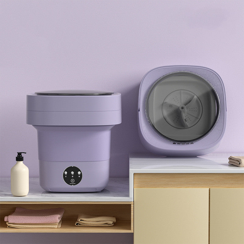 Mini Foldable Washing Machine Portable Mini Socks Underwear Panties Washing Machine Big Capacity 3 Models With Spinning Dry G