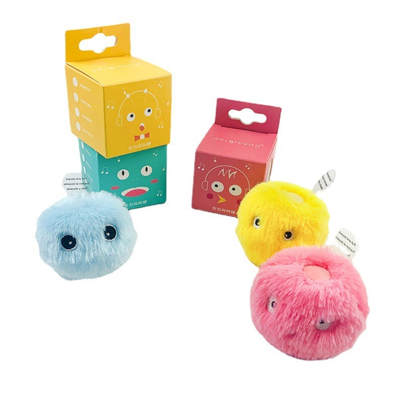Kitty Calling Ball Toy Light-emitting Cat Teasing Ball Catnip Sound Molar Long Lasting Self-Hi Relieving Stuffy Dog Toy Pet P